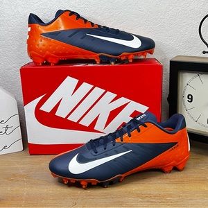 Nike Hyperfuse Vapor Elite Football Cleats Broncos Orange Blue Shoe 14